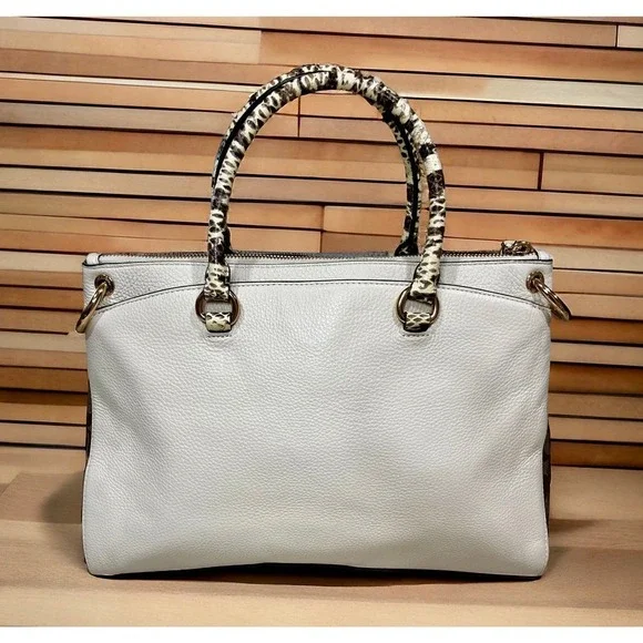 Coach F76642 Pebbled Leather Mia Satchel Bag